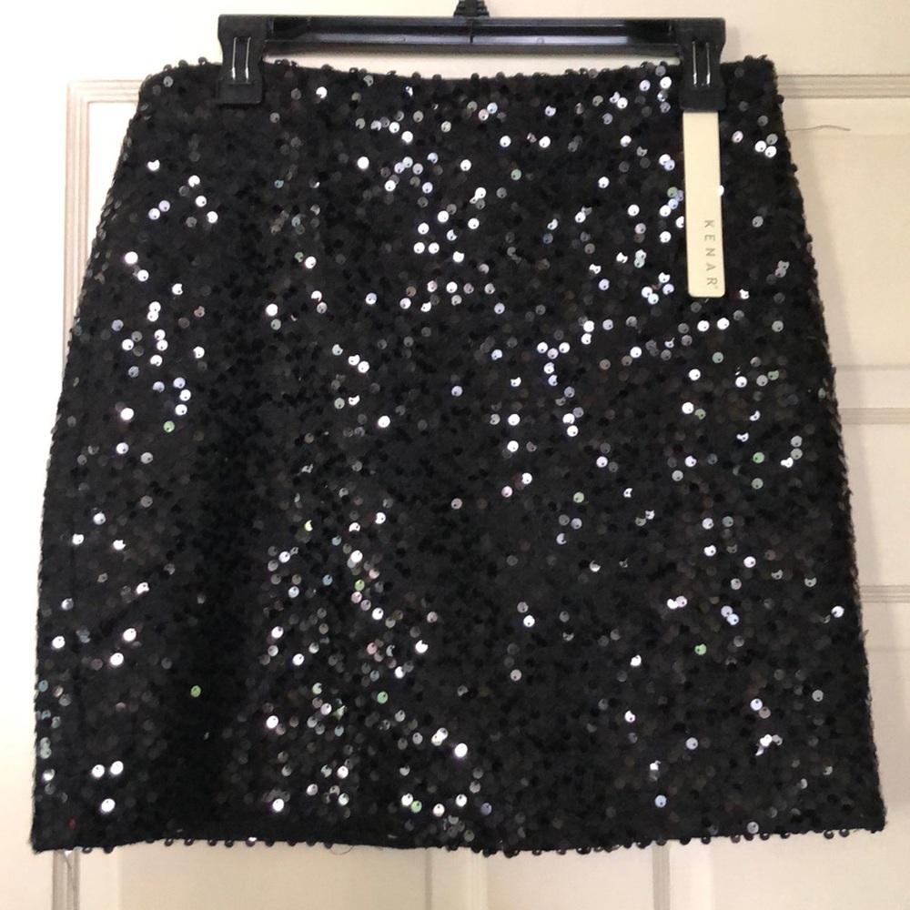 Kenar black sequin skirt!